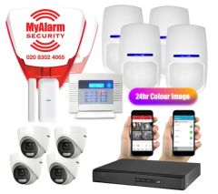 Supreme Package 24hr Colour CCTV Plus Intruder Alarm System £1749