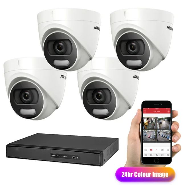CCTV Package 1 - £1,399 - 24 Hour Colour With Built in Microphone